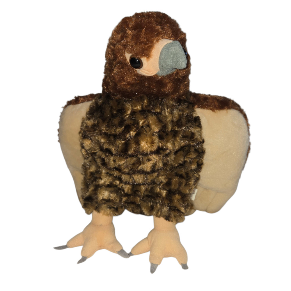Wild Republic Plush Brown‎ Hawk Stuffed Animal 11.5 Inch Bird Toy Realistic